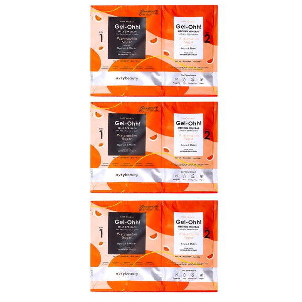 AvryBeauty Gel-Ohh! Jelly Spa - Watermelon Sugar, 3 Pack