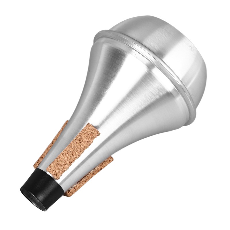 Trumpet Practice Mute Lightweight Aluminum Alloy Soft Cork Noise Reduction