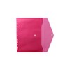 EXXO by HFP 35346 Document Folders Transparent Red A4 Document