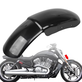 Unbranded ABS Plastic Front Fender Mudguard Unpainted For Harley V-Rod Muscle VRSCF VRSCAW