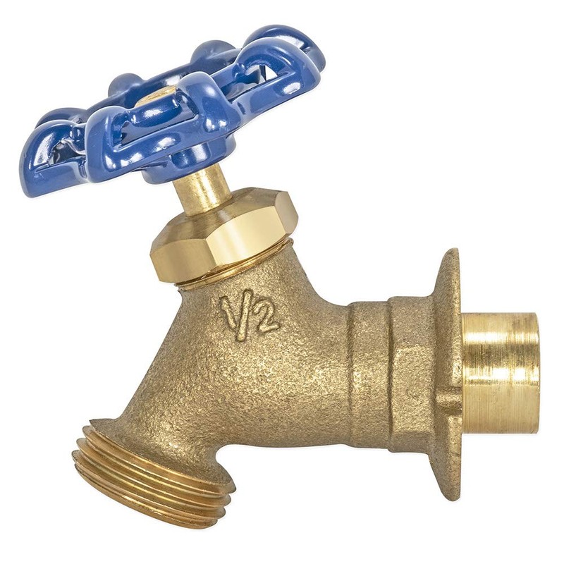 Eastman Brass Irrigation Sillcock Valve, 1/2 Inch Sweat x 1/2