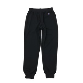 Champion C3-YS250Z Men's Sports Fleece Lined Logo Long Pants, Black