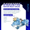 BlueStars 242252702 Water Inlet Valve for Refrigerator Frigidaire Kenmore Electrolux