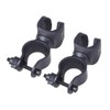 LIOOBO 2pcs Adjustable 360 Degree Rotating Bicycle Torch Clamp Holder