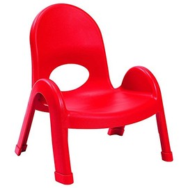 Angeles 7-Inch Value Stack Chairs Set of 4 (Candy Red) (AB7707PR4)