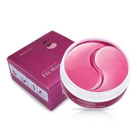 Eye Pads with Hyaluronic Eye Mask - Anti Ageing Collagen Gel - Eye Pads - Anti-Wrinkle - Moisturising - Anti-Age - Against Dark Circles I Pack of 60 - Variant: Pink Hydrogel