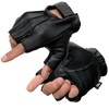 Milwaukee Leather SH850 Men's Black Premium Deer Skin Leather Gel