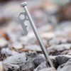 8 pcs Stainless Steel 20cm Hex Tent Stakes Pegs for