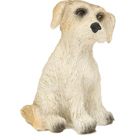 FADEDA Dog Sitting/Height: 4 cm/Hand-Painted/Detailed Nativity Scene Figures - Christmas Table Decoration Nativity Accessories