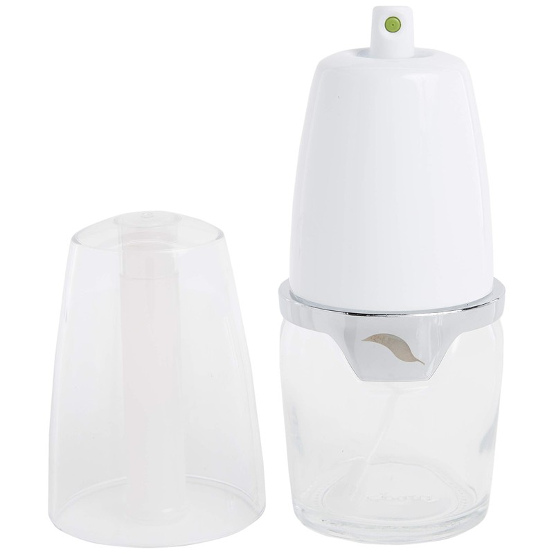 Prepara Deluxe Oil Mister, Chrome Band, White/Chrome