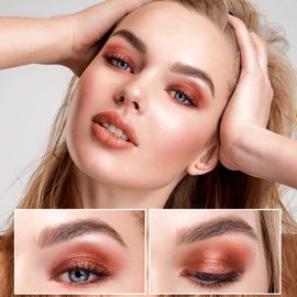 Liquid eyeshadow, eye shadow liquid shimmer metallic stick, glitter eyeshadow make-up smokey eyes make up for party festival (17)