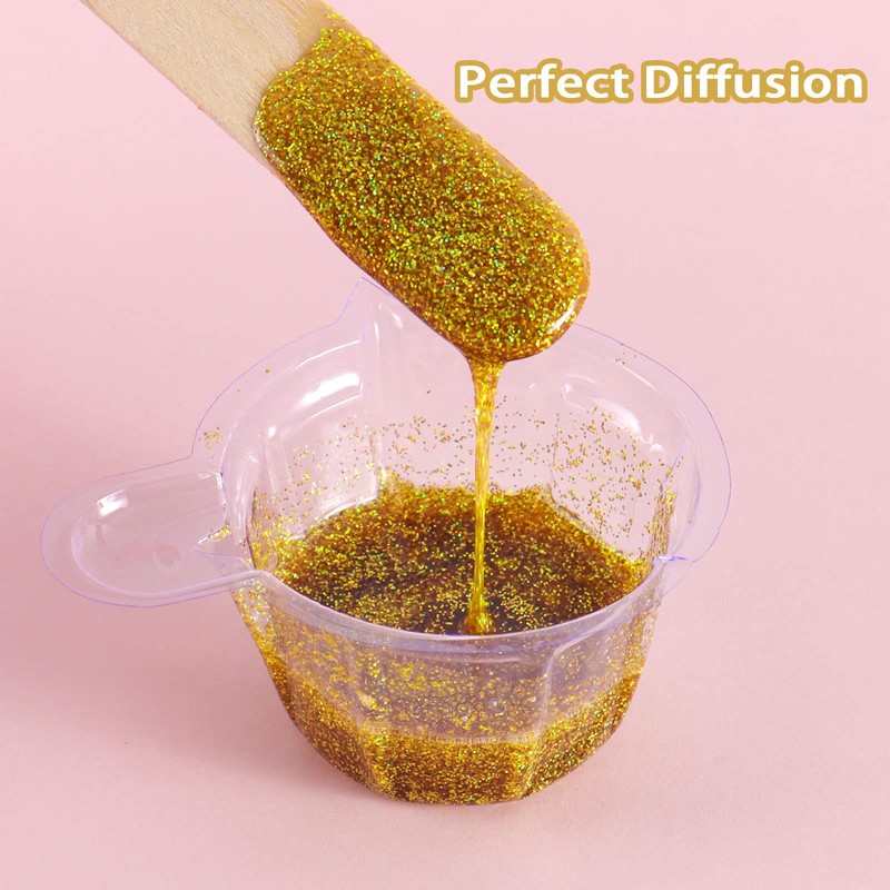 Renfio Holographic Ultra Fine Glitter Powder Metallic Resin Glitter 2.11