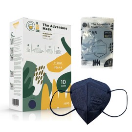 Blue Small Size FFP3 Face Mask Disposable with Ear Loops │ Box of 10 Masks│CE Certified │ 99% Filtration │Premium Protection