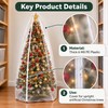 Transparent Christmas Tree Storage Bag for Artificial Trees – Thick
