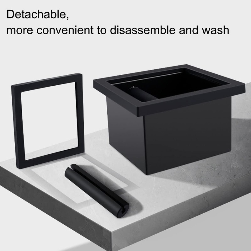 Espresso Coffee Knock Box Chute Bottomless Coffee Ground Knock Box,