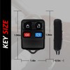 2 Keylessbest Replacement for 2012 2013 2014 2015 2016 Ford