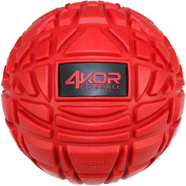 4KOR Fitness Ultimate Massage Balls for Physical Therapy - Deep Tissue Trigger Point Myofascial Release Tools - Back, Shoulder & Foot Muscle Massager Kit - Enhanced Gripping Mobility Rubber Balls