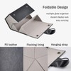 Kenpal Sunglasses Storage Organizer Holder Foldable Travel Case with 5