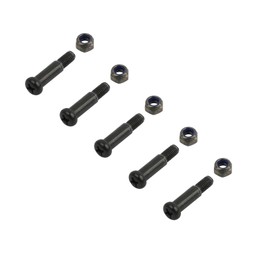 Minho Brake Lever Fastening Bolt with Lock Nut Fit for Most Motorcycle Scooter Mopeds Brake Lever，5Pcs