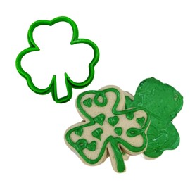 YNGLLC Shamrock Clover Saint Patrick's Day St Patty's Cookie Cutter, Made in USA, PR197