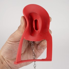 iFealClear Toilet Hinge Flapper, Toilet Repairs-Replaces fit for Kohler Parts 84995 and 1000490, 2 Inch, Red