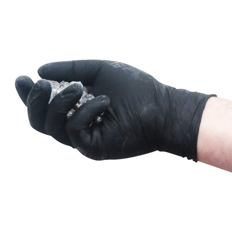 Boone Hearth All Purpose Large Black Nitrile Gloves 5 mil