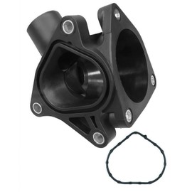 Engine Coolant Thermostat Housing with Gasket Fit for Honda 2003-2011 Element 2003-2010 Accord 2006-2011 Civic 2007-2014 CR-V 2.4L, Replace 19320-RAA-A01