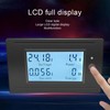 Battery Capacity Monitor Current Voltage Temperature Indicator Backlit LCD Display