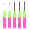 5 Ganchos de Ganchillo para Extensiones de Cabello, Ganchos de