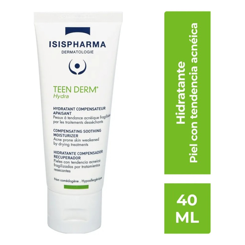 Isispharma Teen Derm Hydra 40ml Textura Ligera Acne