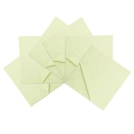 6 Stück Silberputztuch für Schmuck,Wiederverwendbar Silberschmuck Reinigungstuch, Silber-Poliertuch Für Kupfer, Sterling, Silber, Gold, Plati