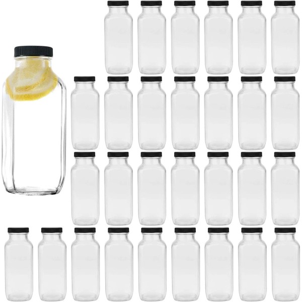 Encheng 8 oz Glass Bottles,Reusab