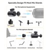 Ball and Socket Head Microphone Adapter with Angle Adjustment