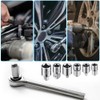 Flintronic Impact Socket Adapter Reducer, 1/2" Drive Twist Socket Set
