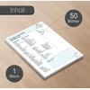 #detailverliebt Travel Packing List Pad I Pack My Suitcase and