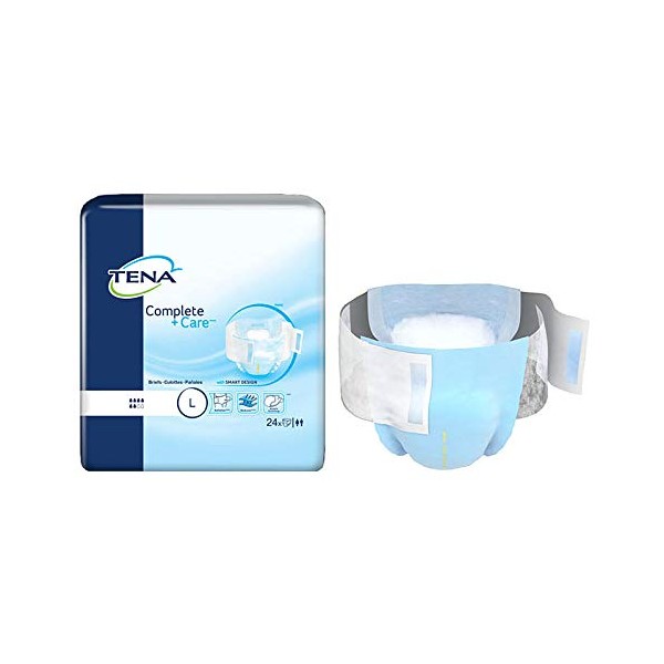 TENA Complete +Care Brief, Large 40" - 56", 24 Count.