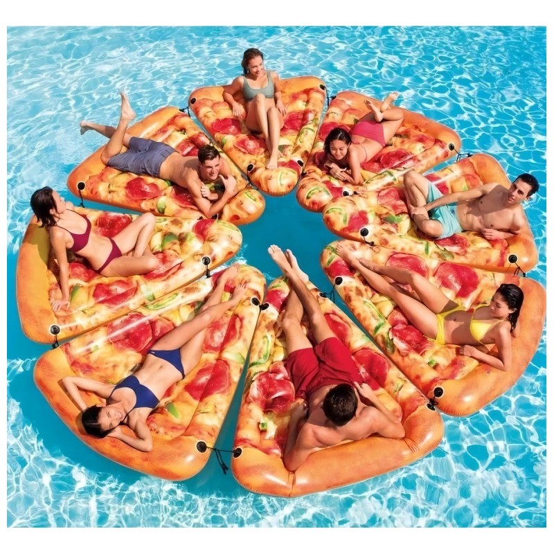 Intex Colchoneta Inflable Porción De Pizza 175x145 Cm. Intex