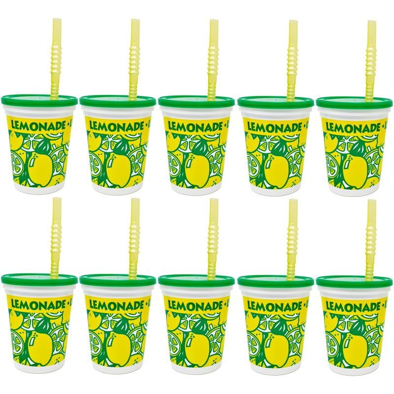 10 Made in America 16-32oz Reusable Lemonade Souvenir Cups with