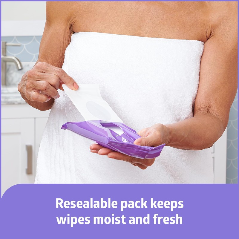 Medlind ReadyBath LUXE (8 Wipes/1 Pack), Scented, Extra Thick Adult