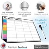 TMS Magnetic Weekly Planner for Fridge | Made in The