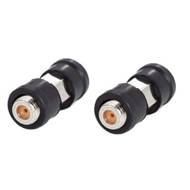 Ancable Coaxial Cable Connector, 2-Pack F Female RG6 Coax Coupler Connector, F Female to Female Extension Connector for Indoor Outdoor Coax Cable, Dish Network, Antenna, Satellite Receiver