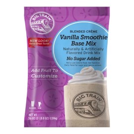FixtureDisplays Big Train 3.5 lb. Reduced Sugar Vanilla Smoothie Mix ?711BT710150