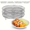 AIMALL 3-Piece Air Fryer Grill Rack – Food Grade 304