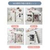aninako Sticker Book M5 Transparent Removable for Girls 【Clear Refills*10