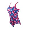 Zoggs Women's Summer Bloom Hi Back Swim Suit - Multi-Colour,