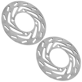 Caltric Front Left Right Brake Disc Rotor for Yamaha Kodiak 700 YFM700K 4X4 2016 - 2024