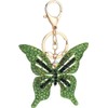 Butterfly Keychain Crystal Rhinestone Sparkling Keychain Bling Key Fob Holder