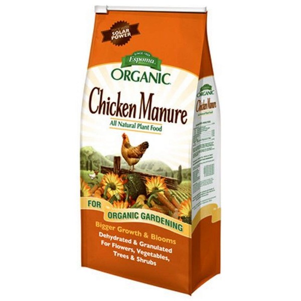 Espoma GM25 Organic 3-2-3 Chicken Manure, 25 lb