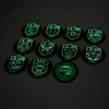 World Trigger High Luminous Can Badge Tricolor Team A07