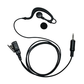 BVMAG G Shape Earpiece Headset with PTT Mic Compatible for Yaesu Vertex VX-6R 6E 7R 7E 120 127 170 177 Walkie Talkie Two Way Radio